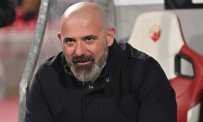 DEJAN STANKOVIC trener fudbalera Crvene zvezde na utakmici UEFA Lige Evropa protiv Selte Vigo na stadionu Rajka Mitica, Beograd 29.01.2026. godine Foto: Marko Metlas Fudbal, Crvena zvezda, UEFA Liga Evropa, Selta Vigo
