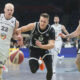 ARIJAN LAKIC kosarkas Partizana na utakmici Jadranske ABA lige protiv TREY WOODBURY Trej Vudberi iz Kluza u hali Beogradska arena, Beograd 31.01.2026. godine Foto: MN PRESS Kosarka, Partizan, Jadranska ABA liga, Kluz