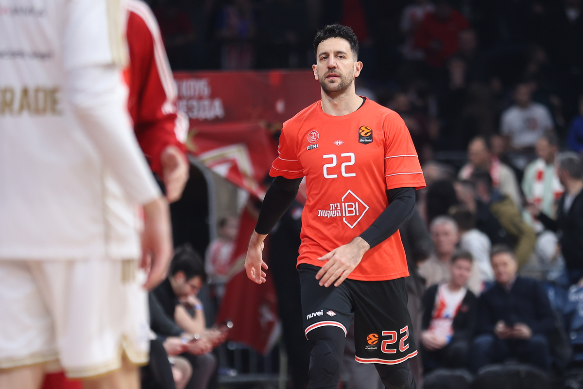 VASILIJE MICIC kosarkas Hapoela na utakmici Evrolige protiv Crvene Zvezde u hali Beogradska Arena, Beograd 03.02.2026. godine Foto: Ivica Veselinov / MN PRESS KOSARKA, BASKETBALL, EVROLIGA, EUROLEAGUE, CRVENA ZVEZDA, HAPOEL TEL AVIV