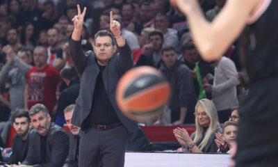 DIMITRIS ITOUDIS Dimitris Itudis trener kosarkasa Hapoela na utakmici Evrolige protiv Crvene Zvezde u hali Beogradska Arena, Beograd 03.02.2026. godine Foto: Ivica Veselinov / MN PRESS KOSARKA, BASKETBALL, EVROLIGA, EUROLEAGUE, CRVENA ZVEZDA, HAPOEL TEL AVIV