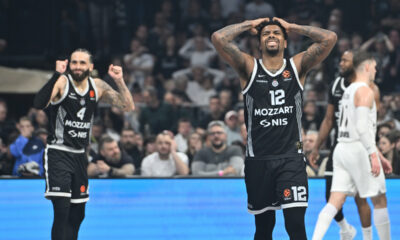 STERLING BROWN Sterling Braun kosarkas Partizana na utakmici Evrolige protiv Reala Madrid u hali Beogradska arena, Beograd 13.02.2026. godine Foto: Marko Metlas Kosarka, Partizan, Evroliga, Real Madrid