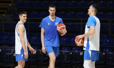 kosarkas Srbije na treningu u hali Aleksandar Nikolic, Beograd 24.02.2026. godine Foto: Ivica Veselinov / MN PRESS KOSARKA, BASKETBALL, SRBIJA, SERBIA