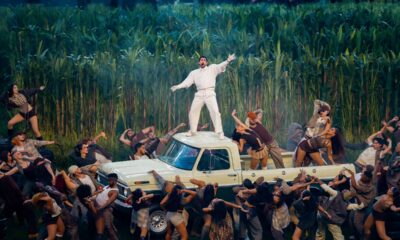 Bad Bunny performs during the halftime show of Super Bowl 60 between the Seattle Seahawks and New England Patriots in Santa Clara, Calif., Sunday, Feb. 8, 2026. (Stephen Lam/San Francisco Chronicle via AP)