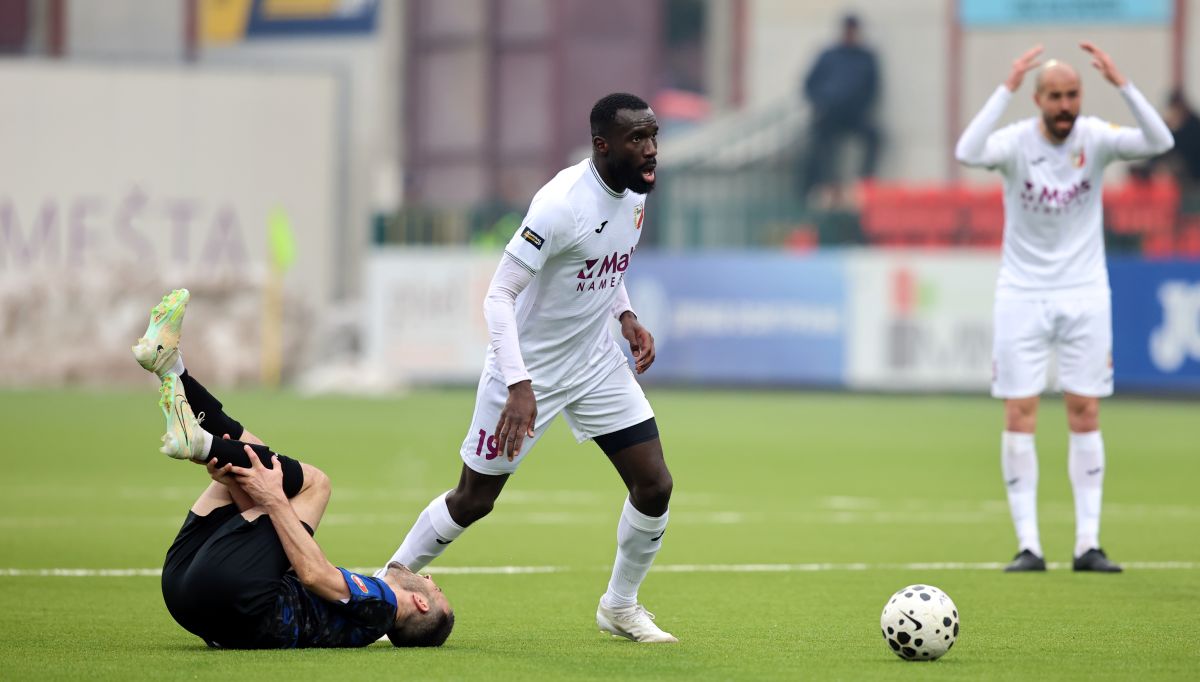 BOUBACARI DOUCOURE Bubakari Dukure, fudbaler Javora, na prvenstvenoj utakmici protiv TSC, na stadionu kraj Moravice. Ivanjica, 07.02.2026. photo: MN PRESS / tdj Fudbal, Javor, TSC