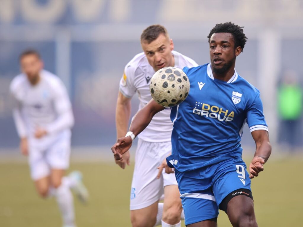 KOTZEBUE FERDINAND WILLIAM Vilijam, fudbaler Novog Pazara, na prvenstvenoj utakmici protiv OFK Beograda, na Gradskom stadionu. Novi Pazar, 15.02.2026. foto: MN Press / tdj Fudbal, Novi Pazar, OFK Beograd