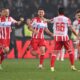 fudbaler Crvene zvezde na utakmici Superlige Prvenstva Srbije protiv Partizana na stadionu Rajka Mitica, Beograd, 22.02.2026. godine Foto: Marko Metlas Fudbal, Crvena zvezda, Superliga Prvenstvo Srbije, Partizan