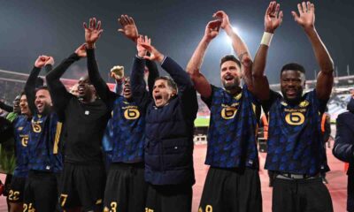 Fudbaleri Lila na utakmici UEFA Lige Evropa protiv Crvene zvezde na stadionu Rajko Mitic, Beograd 26.02.2026. godine Foto: Marko Metlas Fudbal, Crvena zvezda, UEFA Liga Evropa, LOSC Lil