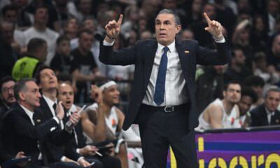 Trener Reala na utakmici Evrolige protiv Partizana u hali Beogradska arena, Beograd 13.02.2026. godine Foto: Marko Metlas Kosarka, Partizan, Evroliga, Real Madrid