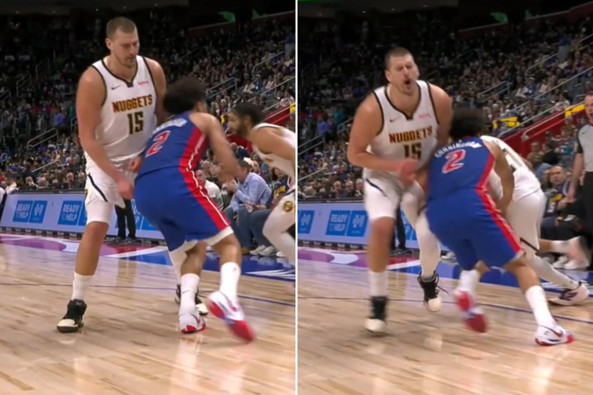 Nikola Jokić dobio udarac u međunožje