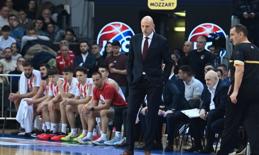 , kosarkas Crvene zvezde, na utakmici finala kupa Koraca protiv Mege, u hali Cair. Nis, 21.02.2026. foto: Nebojsa Parausic Kosarka, KRK, Crvena zvezda, Mega