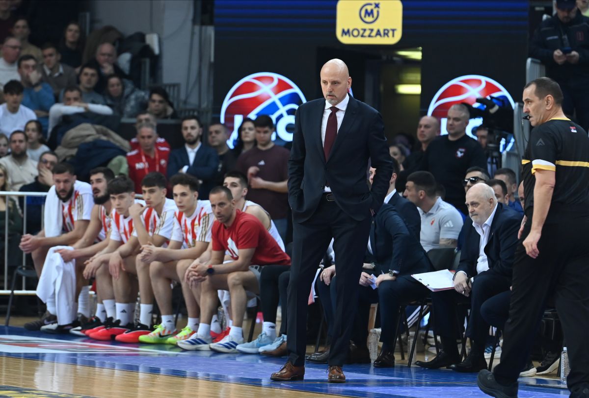 , kosarkas Crvene zvezde, na utakmici finala kupa Koraca protiv Mege, u hali Cair. Nis, 21.02.2026. foto: Nebojsa Parausic Kosarka, KRK, Crvena zvezda, Mega