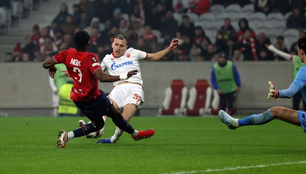 LILLE vs CRVENA ZVEZDA
Lille, 19.02.2026.
foto: MN Press / dt
Futbal, UEFA, Liga Evrope, Lil, Crvena zvezda