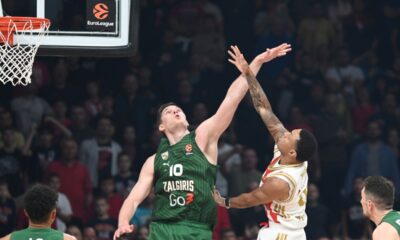 YAGO DOS SANTOS Jago Dos Santos, kosarkas Crvene zvezde, na utakmici Evrolige protiv Zalgirisa, u Beogradskoj areni. Beograd, 14.10.2025. foto: Nebojsa Parausic Kosarka, Evroliga, Crvena zvezda, Zalgiris
