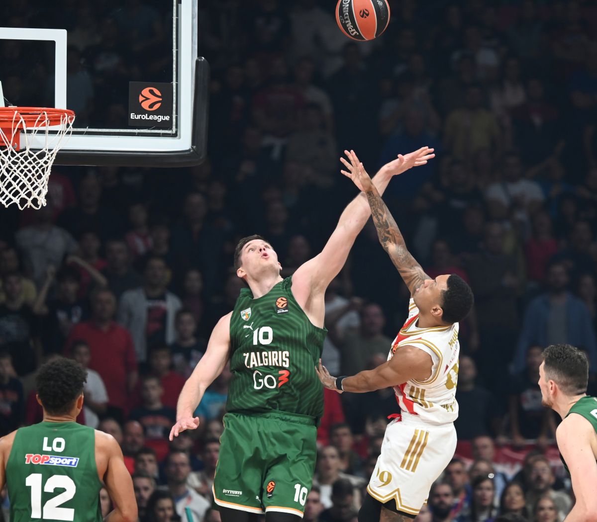 YAGO DOS SANTOS Jago Dos Santos, kosarkas Crvene zvezde, na utakmici Evrolige protiv Zalgirisa, u Beogradskoj areni. Beograd, 14.10.2025. foto: Nebojsa Parausic Kosarka, Evroliga, Crvena zvezda, Zalgiris