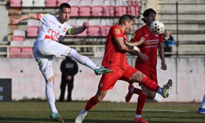fudbaler Radnickog Nis na utakmici Superlige Prvenstva Srbije protiv Radnickog Kragujevac na stadionu Cair, Nis, 08.02.2026. godine Foto: Mladjan Ivanovic / MN PRESS Fudbal, Radnicki Nis, Superliga Prvenstvo Srbije, Radnicki Kragujevac