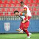 ALEKSA VUKANOVIC, i NJEGOS PETROVIC, fudbaleri Vojvodine, proslavljaju gol na prvenstvenoj utakmici protiv OFK Beograda, na stadionu SC FSS. Stara Pazova, 09.08.2025. foto: Nebojsa Parausic Fudbal, OFK Beograd, Vojvodina