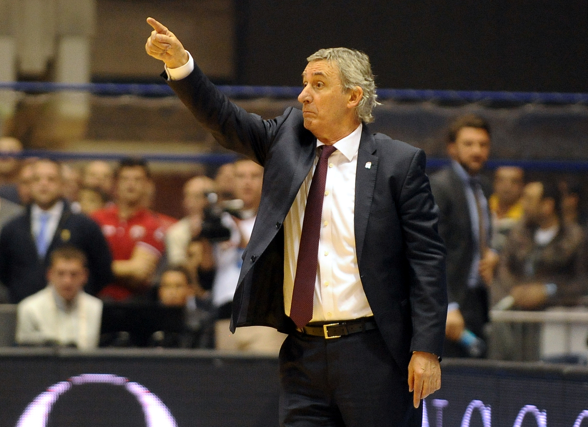 SVETISLAV PESIC, trener kosarkasa Bajerna, na utakmici Evrolige protiv Crvene zvezde, u hali Pionir. Beograd, 18.12.2015. foto: Nebojsa Parausic Kosarka, Crvena zvezda, Bajern Minhen, Evroliga