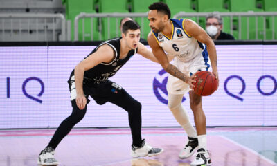 DAVID MICHINEAU David Misino kosarkas Bulonj Metropolitansa na utakmici ULEB Evrokupa protiv Partizana u hali Stozice, Ljubljana 10.03.2021. godine Foto: MN PRESS Kosarka, Partizan, ULEB Evrokup, Bulonj Metrpolitans