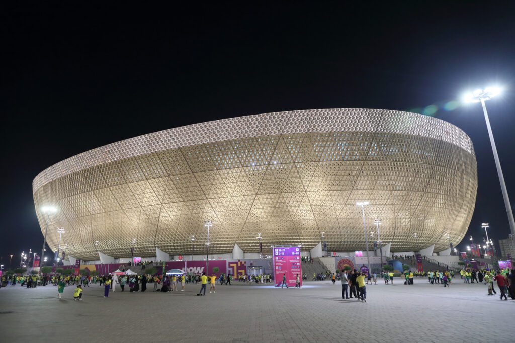 STADION LUSAIL fudbaleri reprezentacije Srbije na utakmici FIFA Svetskog prvenstva 2022 protiv Brazila, Doha, 24.11.2022. godine Foto: Marko Metlas Fudbal, Srbija, Brazil, FIFA Svetsko prvenstvo 2022, Katar