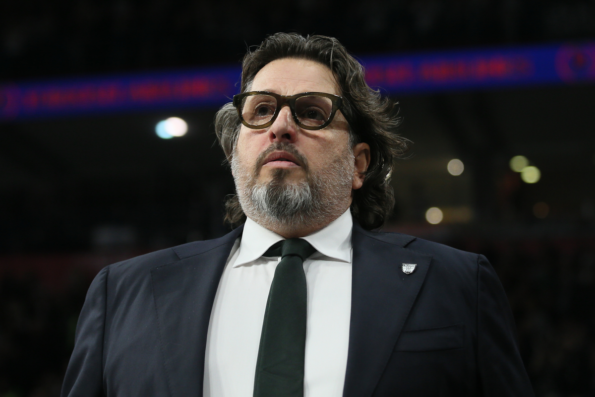 ANDREA TRINCHIERI Andrea Trinkijeri trener kosarkasa Zalgirisa na utakmici Evrolige protiv Partizana u hali Beogradska Arena, Beograd 03.12.2024. godine Foto: Ivica Veselinov / MN PRESS KOSARKA, BASKETBALL, EVROLIGA, EUROLEAGUE, PARTIZAN, ZALGIRIS