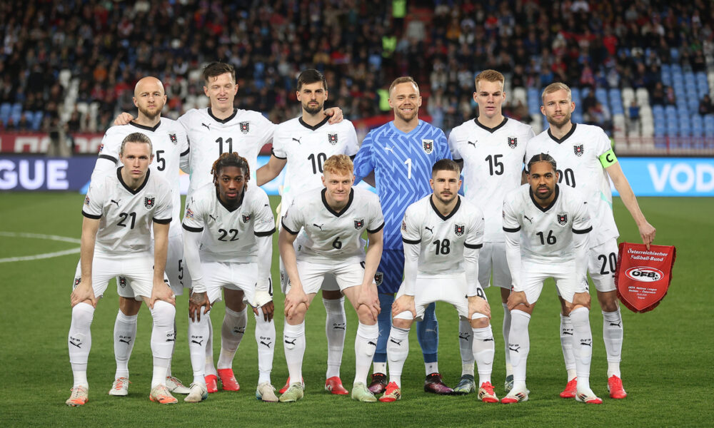 Fudbaleri reprezentacije Austrije na utakmici UEFA Lige Nacija protiv Srbije na stadionu Rajko Mitic, Beograd 23.03.2025. godine Foto: Ivica Veselinov FUDBAL, FOOTBALL, SRBIJA, SERBIA, UEFA NATIONS LEAGUE, UEFA LIGA NACIJA, AUSTRIJA, AUSTRIA