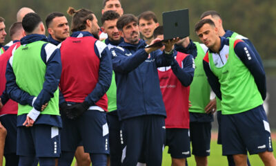 VELJKO PAUNOVIC selektor i trener fudbaleri reprezentacije Srbije trening u sportskom centru FSS, Stara Pazova 10.11.2025. godine Foto: Marko Metlas Fudbal, Srbija, Trening