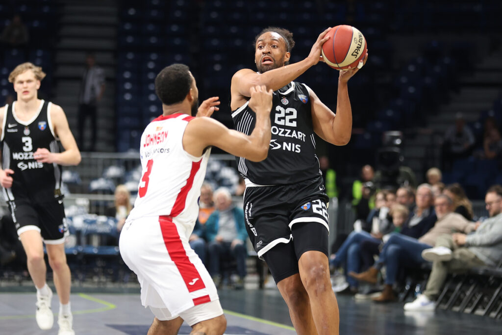 JABARI PARKER Dzabari Parker kosarkas Partizana na utakmici ABA lige protiv SC Derbija u hali Beogradska Arena, Beograd 23.11.2025. godine Foto: Ivica Veselinov / MN PRESS KOSARKA, BASKETBALL, ABA LIGA, ABA LEAGUE, JADRANSKA LIGA, ADRIATIC LEAGUE, KK PARTIZAN, SC DERBY, STUDENTSKI CENTAR DERBI
