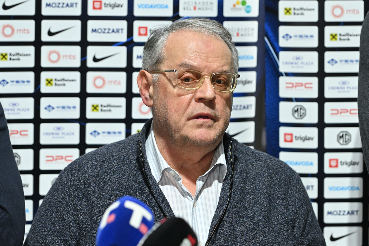 NEBOJSA COVIC predsednik KSS kosarkas reprezentacije Srbije trening u hali Aleksandar Nikolic Pionir, Beograd 24.11.2025. godine Foto: Marko Metlas Kosarka, Srbija, Trening