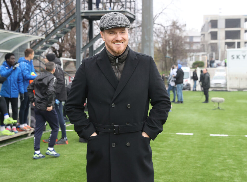 MARKO JAKSIC, trener fudbalera Radnika, na prvenstvenoj utakmici protiv Cukarickog, na stadionu Cukarickog. Beograd, 13.12.2025. foto: MN Press photo / mr Fudbal, Cukaricki, Radnik Surdulica
