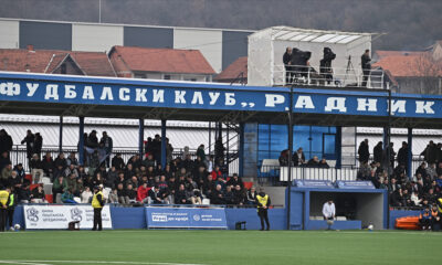 Gradski stadion u Surdulici, na prvenstvenoj utakmici Radnik vs Partizan. Surdulica, 07.02.2026. photo: MN PRESS / Mladjan Ivanovic Fudbal, Radnik, Partizan, Total
