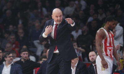 SASA OBRADOVIC, trener kosarkasa Crvene zvezde, na utakmici Evrolige protiv Bajerna, u Beogradskoj areni. Beograd, 06.03.2026. foto: MN Press / vm Kosarka, Euroleague, Crvena zvezda, Bajern Minhen