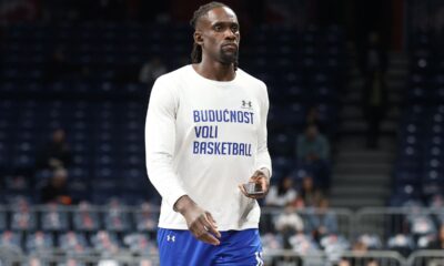 JERRY FRANCK BOUTSIELE Dzeri Frenk Buciele kosarkas Buducnosti na utakmici ABA lige protiv Partizana u hali Beogradska Arena, Beograd 15.02.2026. godine Foto: Ivica Veselinov / MN PRESS KOSARKA, BASKETBALL, ABA LIGA, ABA LEAGUE, JADRANSKA LIGA, ADRIATIC LEAGUE, KK PARTIZAN, KK BUDUCNOST PODGORICA