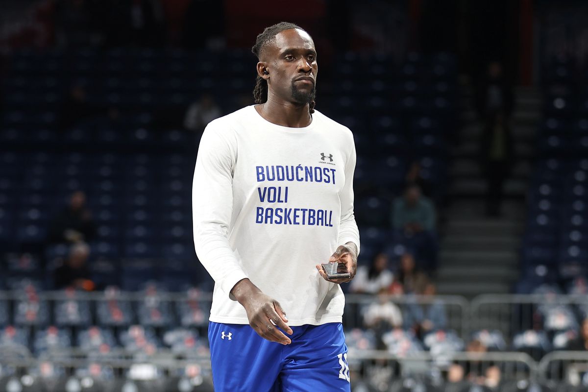 JERRY FRANCK BOUTSIELE Dzeri Frenk Buciele kosarkas Buducnosti na utakmici ABA lige protiv Partizana u hali Beogradska Arena, Beograd 15.02.2026. godine Foto: Ivica Veselinov / MN PRESS KOSARKA, BASKETBALL, ABA LIGA, ABA LEAGUE, JADRANSKA LIGA, ADRIATIC LEAGUE, KK PARTIZAN, KK BUDUCNOST PODGORICA