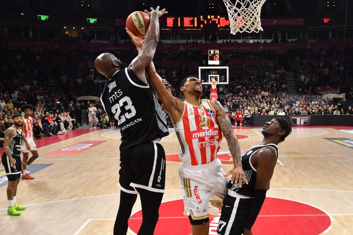 kosarkas Crvene zvezde na utakmici Jadranske ABA lige protiv Partizana u hali Beogradska arena, Beograd 22.03.2026. godine Foto: Marko Metlas