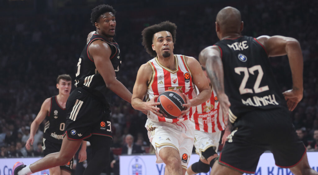CRVENA ZVEZDA vs BAYERN Beograd, 06.03.2026. foto: MN Press / vm Kosarka, Euroleague, Crvena zvezda, Bajern