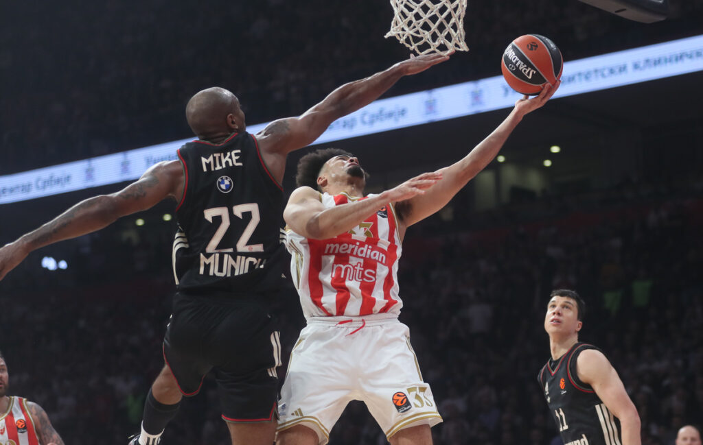 CRVENA ZVEZDA vs BAYERN Beograd, 06.03.2026. foto: MN Press / vm Kosarka, Euroleague, Crvena zvezda, Bajern