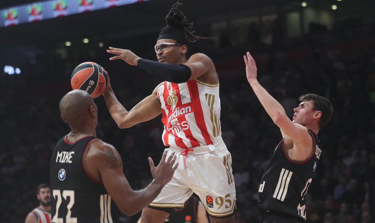 CRVENA ZVEZDA vs BAYERN Beograd, 06.03.2026. foto: MN Press / vm Kosarka, Euroleague, Crvena zvezda, Bajern