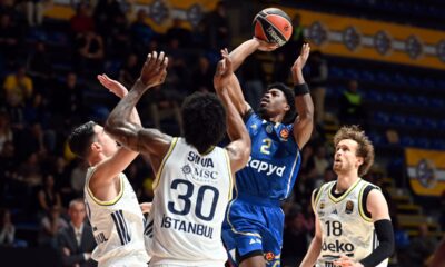 JIMMY CLARK III, basketball player of Maccabi, during the Euroleague match against Fenerbahce, at Arena Aleksandar Nikolic. Belgrade, 24.03.2026. photo: Nebojsa Parausic / MN Press BASKETBALL, EUROLEAGUE, MACCABI, FENERBAHCE