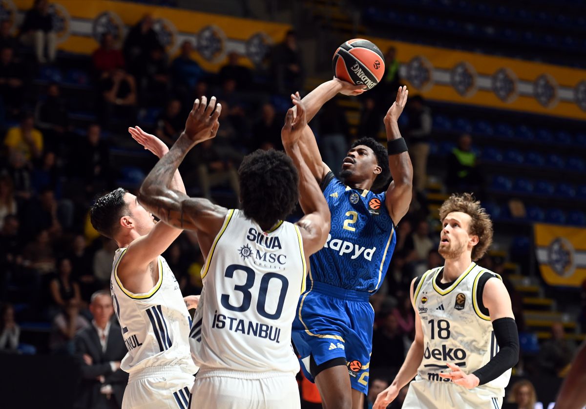 JIMMY CLARK III, basketball player of Maccabi, during the Euroleague match against Fenerbahce, at Arena Aleksandar Nikolic. Belgrade, 24.03.2026. photo: Nebojsa Parausic / MN Press BASKETBALL, EUROLEAGUE, MACCABI, FENERBAHCE