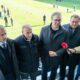 Otvaranje stadiona Kraljevica u Zajecaru. ALEKSANDER CEFERIN, DRAGAN DZAJIC, ALEKSANDAR VUCIC, MILORAD DODIK Zajecar, 19.11.2023. foto: MN Press / dt Fudbal