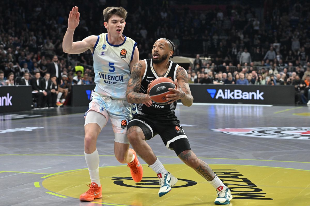 kosarkas Partizana na utakmici Evrolige protiv Valensije u hali Beogradska arena, Beograd 27.03.2026. godine Foto: Marko Metlas Kosarka, Partizan, Evroliga, Valensija