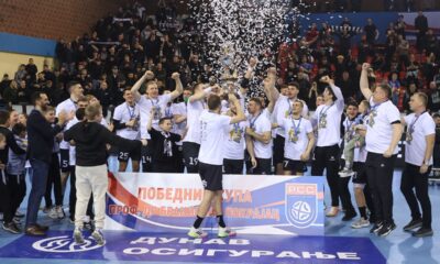 rukometas Partizana na utakmici finala Kupa Srbije protiv Dinama u SC Vozdovac, Beograd 28.03.2026. godine Foto: Ivica Veselinov / MN PRESS RUKOMET, HANDBALL, KUP SRBIJE, NATIONAL CUP, PARTIZAN, DINAMO PANCEVO
