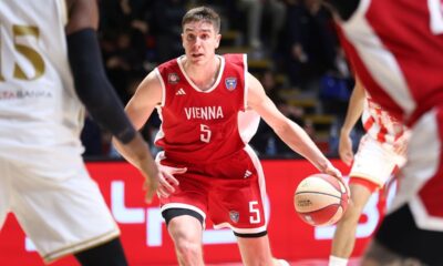 LUKA ASCERIC kosarkas Beca na utakmici ABA lige protiv Crvene Zvezde u hali Aleksandar Nikolic, Beograd 26.01.2026. godine Foto: Ivica Veselinov / MN PRESS KOSARKA, BASKETBALL, ABA LIGA, ABA LEAGUE, JADRANSKA LIGA, ADRIATIC LEAGUE, KK CRVENA ZVEZDA, BEC, BC VIENNA