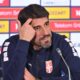 VELJKO PAUNOVIC selektor i trener fudbalera reprezentacije Srbije pres konferencija u sportskom centru FSS, Stara Pazova 30.03.2026. godine Foto: Marko Metlas Fudbal, Srbija, Pres konferencija