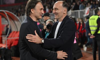 Trener Partizana na utakmici Superlige Prvenstva Srbije protiv Vojvodine Novi Sad na stadionu Karadjordje, Novi Sad 08.03.2026. godine Foto: Marko Metlas Fudbal, Partizan, Superliga Prvenstvo Srbije, Vojvodina Novi Sad