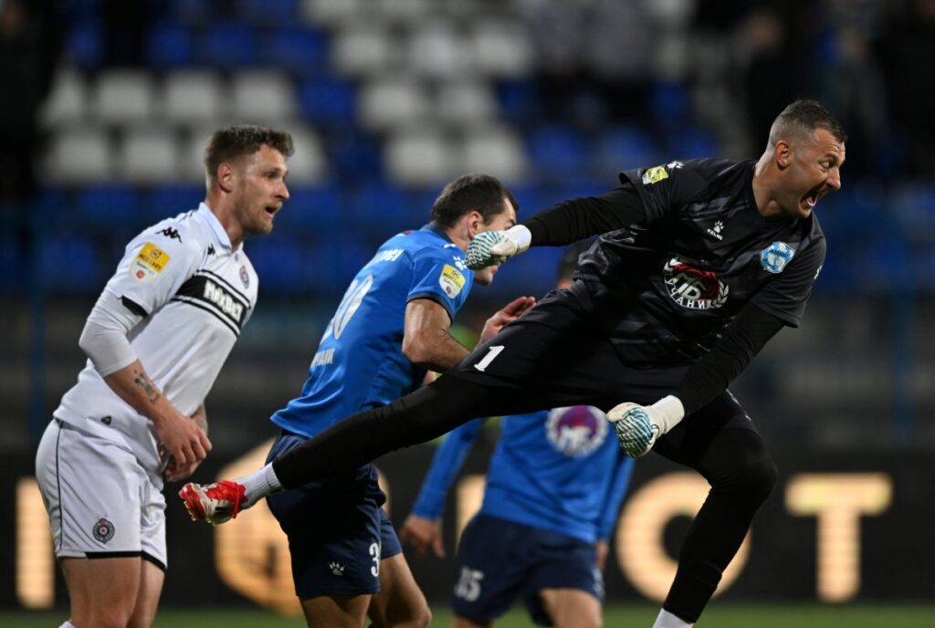 MLADOST vs PARTIZAN Lucani, 21.03.2026. foto: MN PRESS / Mladjan Ivanovic Fudbal, Superliga Prvenstvo Srbije, Mladost, Partizan