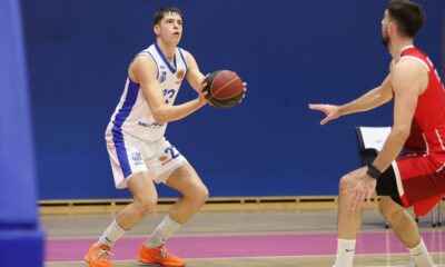 VLADIMIR KONTIC kosarkas OKK Beograda na utakmici Kosarkaske Lige Srbije protiv Vojvodine u Trening centru Dejan Milojevic, Beograd 10.01.2026. godine Foto: Ivica Veselinov / MN PRESS KOSARKA, BASKETBALL, KLS, OKK BEOGRAD, VOJVODINA