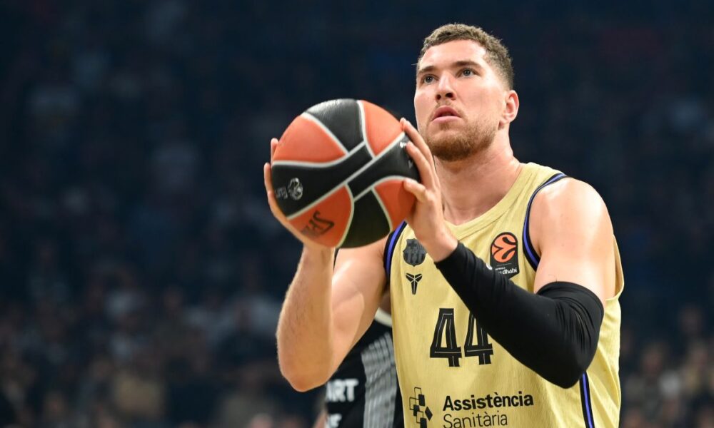 JOEL PARRA, kosarkas Barselone, na utakmici Evrolige protiv Partizana, u Beogradskoj areni. Beograd, 31.10.2025. foto: Nebojsa Parausic Kosarka, Evroliga, Partizan, Barselona