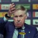 Brazil's national soccer team head coach Carlo Ancelotti announces the players who will play friendly matches against France and Croatia in preparation for the upcoming World Cup, in Rio de Janeiro, Monday, March 16, 2026. (AP Photo/Silvia Izquierdo)