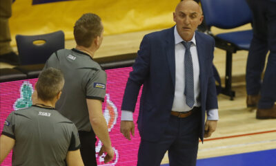 MIHAILO PAVICEVIC trener kosarkasa Mornara na utakmici ABA lige protiv Mega Mocarta u Hali sportova Ranko Zeravica, Beograd 20.03.2022. godine Foto: Ivica Veselinov / MN PRESS KOSARKA, BASKETBALL, ABA LIGA, ABA LEAGUE, MEGA MOZZART, MORNAR BAR